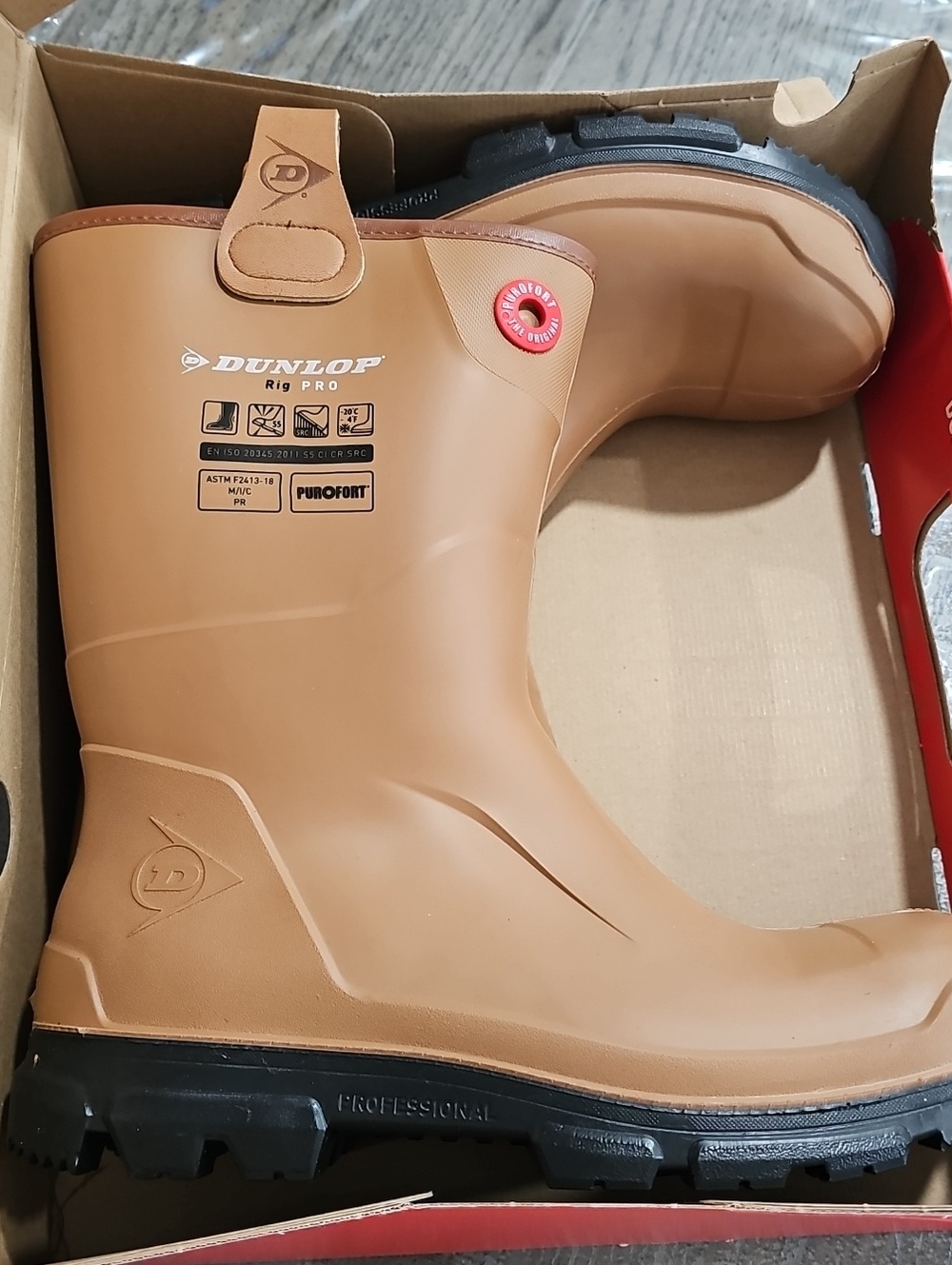 Dunlop Protective Footwear Rubber Boots Size 10